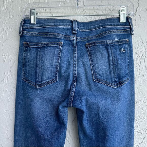 RAG & BONE Jeans Women 28 Flare Bell Distressed Western Country Boho Festival - Picture 7 of 11